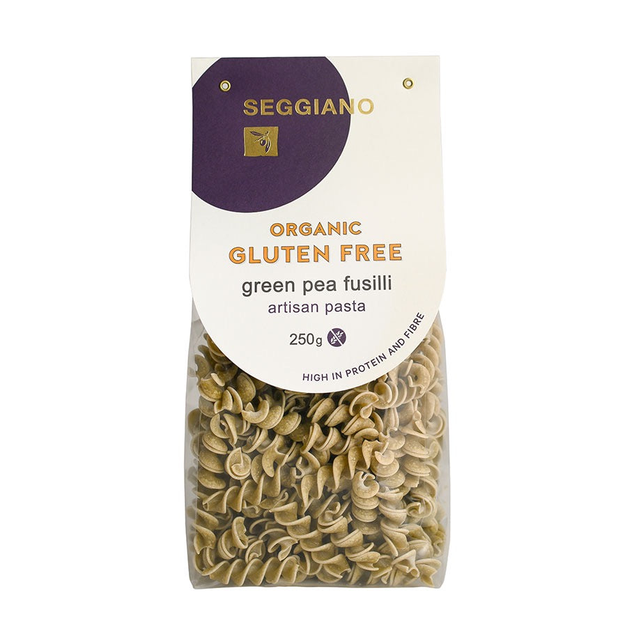 Organic Gluten Free Green Pea Fusilli 250g