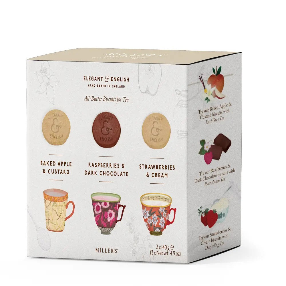 Elegant & English Gift Box 3x140g