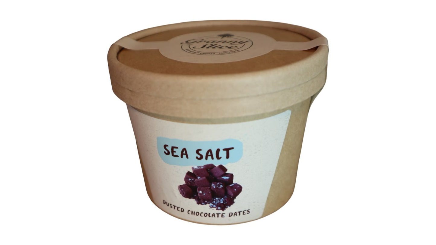 Sea Salt Dusted Chocolate Date