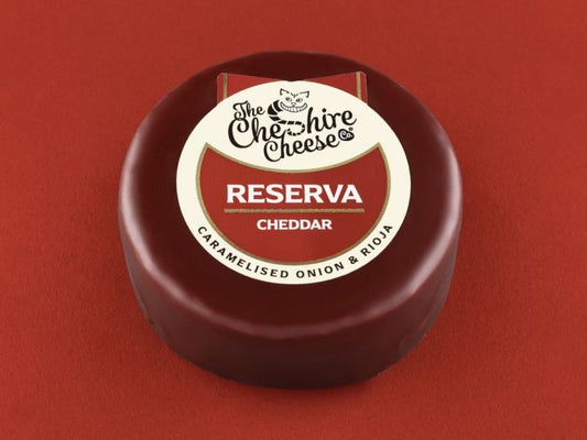 Reserva - Caramelised Onion & Rioja Cheddar Cheese - Waxed Truckle 200g